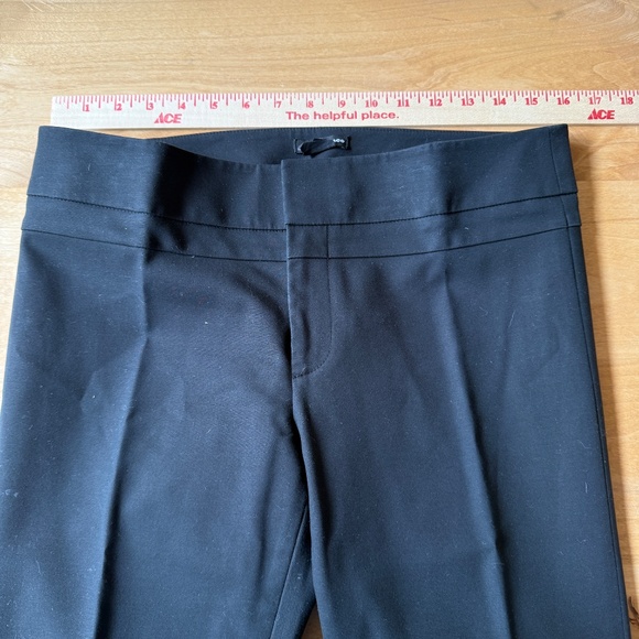 CLUB MONACO DRESS PANTS MID RISE CLASSIC TAPERED OFFICE COTTON BLD MINIMALIST 6 - Picture 5 of 10